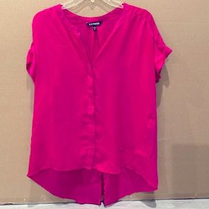 Express hot pink blouse